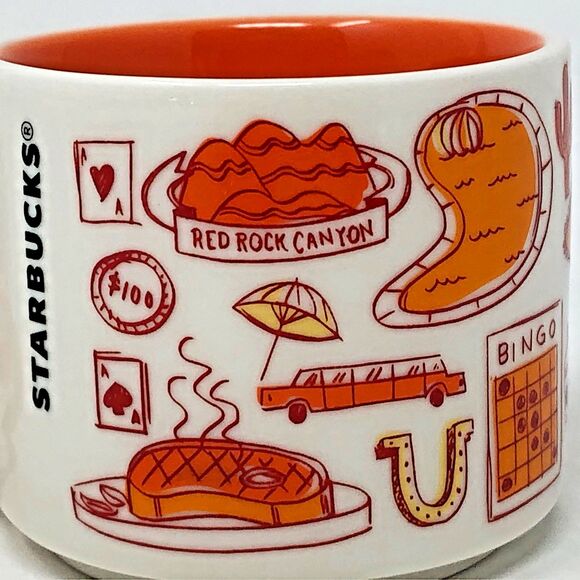 Starbucks Las Vegas Been There Series Mini Mug Ornament 2022 2 Fl Oz Collectible - Picture 8 of 9